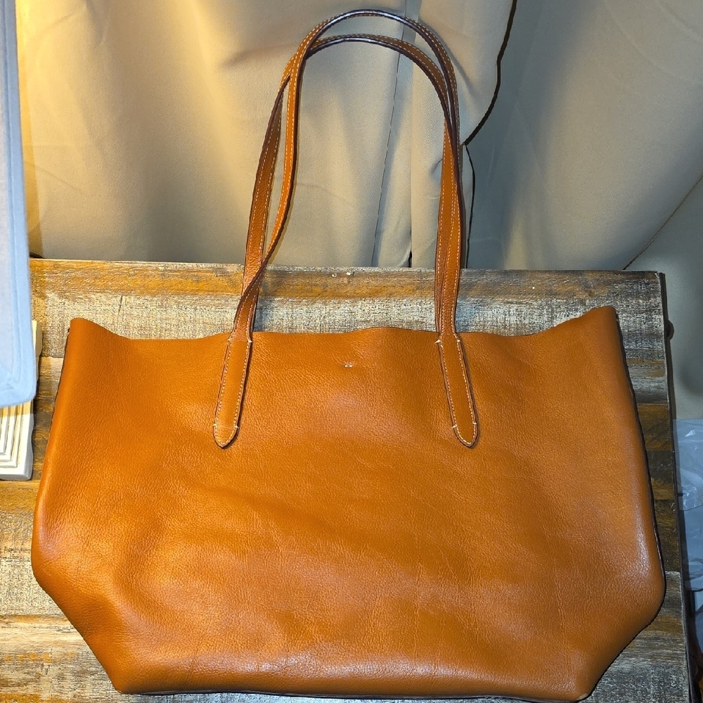 Coach x Keith Haring Leather Tote Bag with Heart Design - Picture 3 of 8